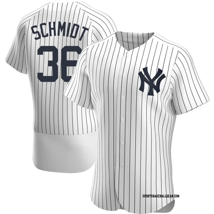 Clarke Schmidt Men's New York Yankees White Authentic Home Jersey