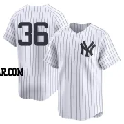 Clarke Schmidt Men's New York Yankees White Limited Yankee Home 2nd Jersey