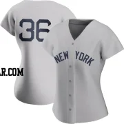 Clarke Schmidt Women's New York Yankees Gray Authentic 2021 Field of Dreams Jersey