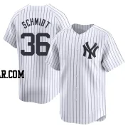 Clarke Schmidt Youth New York Yankees White Limited Yankee Home Jersey