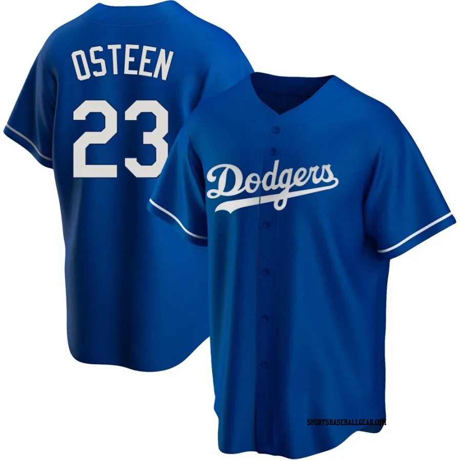 Claude Osteen Men's Los Angeles Dodgers Royal Replica Alternate Jersey