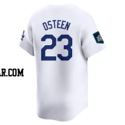 Claude Osteen Men's Los Angeles Dodgers White Limited 2024 World Tour Seoul Series Home Jersey