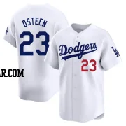 Claude Osteen Men's Los Angeles Dodgers White Limited Home Jersey