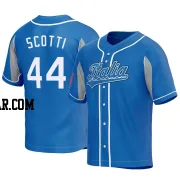 Claudio Scotti Men's Italy Baseball Royal Replica 2023 World Baseball Classic Jersey