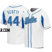 Claudio Scotti Men's Italy Baseball White Replica 2023 World Baseball Classic Jersey