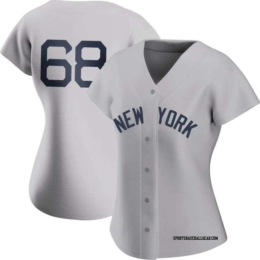 Clay Aguilar Women's New York Yankees Gray Replica 2021 Field of Dreams Jersey