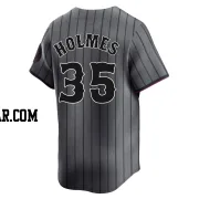 Clay Holmes Men's New York Mets Limited Graphite 2024 City Connect Jersey