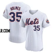 Clay Holmes Men's New York Mets White Elite Home Jersey