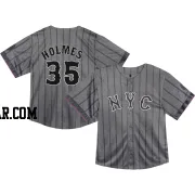 Clay Holmes Toddler New York Mets Limited Graphite 2024 City Connect Jersey