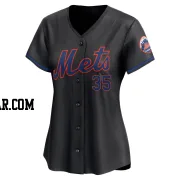 Clay Holmes Women's New York Mets Black Limited Alternate Jersey