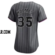 Clay Holmes Women's New York Mets Limited Graphite 2024 City Connect Jersey