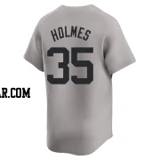 Clay Holmes Youth New York Yankees Gray Limited Away Jersey