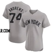 Clayton Andrews Men's New York Yankees Gray Elite Road Jersey