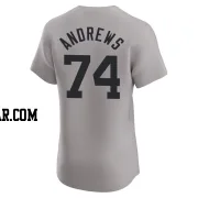 Clayton Andrews Men's New York Yankees Gray Elite Road Jersey