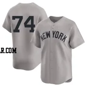 Clayton Andrews Men's New York Yankees Gray Limited Away 2nd Jersey