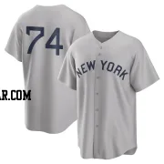 Clayton Andrews Men's New York Yankees Gray Replica 2021 Field of Dreams Jersey