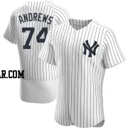 Clayton Andrews Men's New York Yankees White Authentic Home Jersey