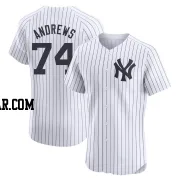 Clayton Andrews Men's New York Yankees White Elite Home Jersey