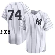 Clayton Andrews Men's New York Yankees White Limited Yankee Home 2nd Jersey