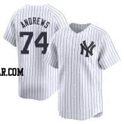 Clayton Andrews Men's New York Yankees White Limited Yankee Home Jersey