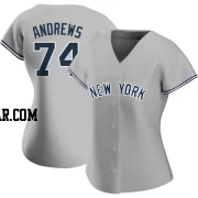 Clayton Andrews Women's New York Yankees Gray Authentic Road Name Jersey