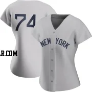 Clayton Andrews Women's New York Yankees Gray Replica 2021 Field of Dreams Jersey