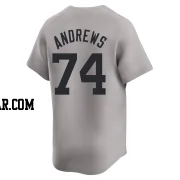 Clayton Andrews Youth New York Yankees Gray Limited Away Jersey