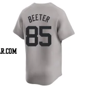 Clayton Beeter Men's New York Yankees Gray Limited Away Jersey