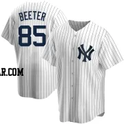 Clayton Beeter Men's New York Yankees White Replica Home Jersey