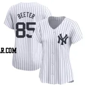 Clayton Beeter Women's New York Yankees White Limited Yankee Home Jersey