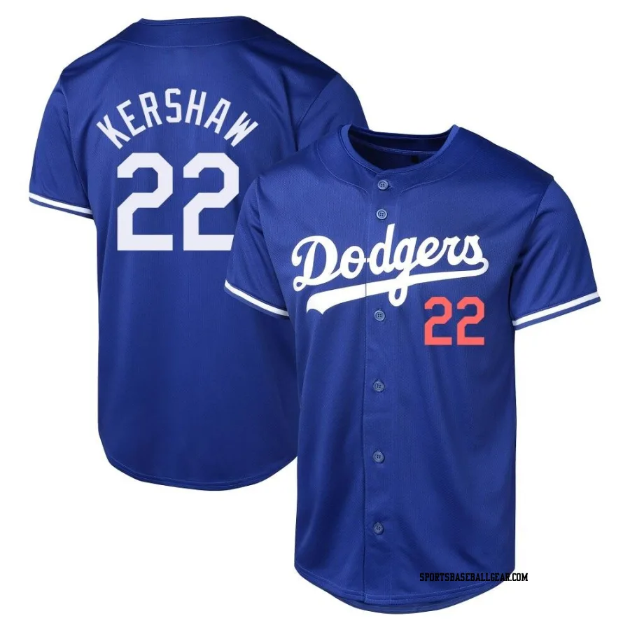 Clayton Kershaw Men's Los Angeles Dodgers Royal Limited Alternate Jersey