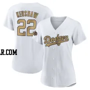 Clayton Kershaw Women's Los Angeles Dodgers White Game Authentic 2022 All-Star Jersey