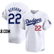 Clayton Kershaw Youth Los Angeles Dodgers White Limited Home Jersey