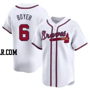 Clete Boyer Men's Atlanta Braves White Limited Home Jersey