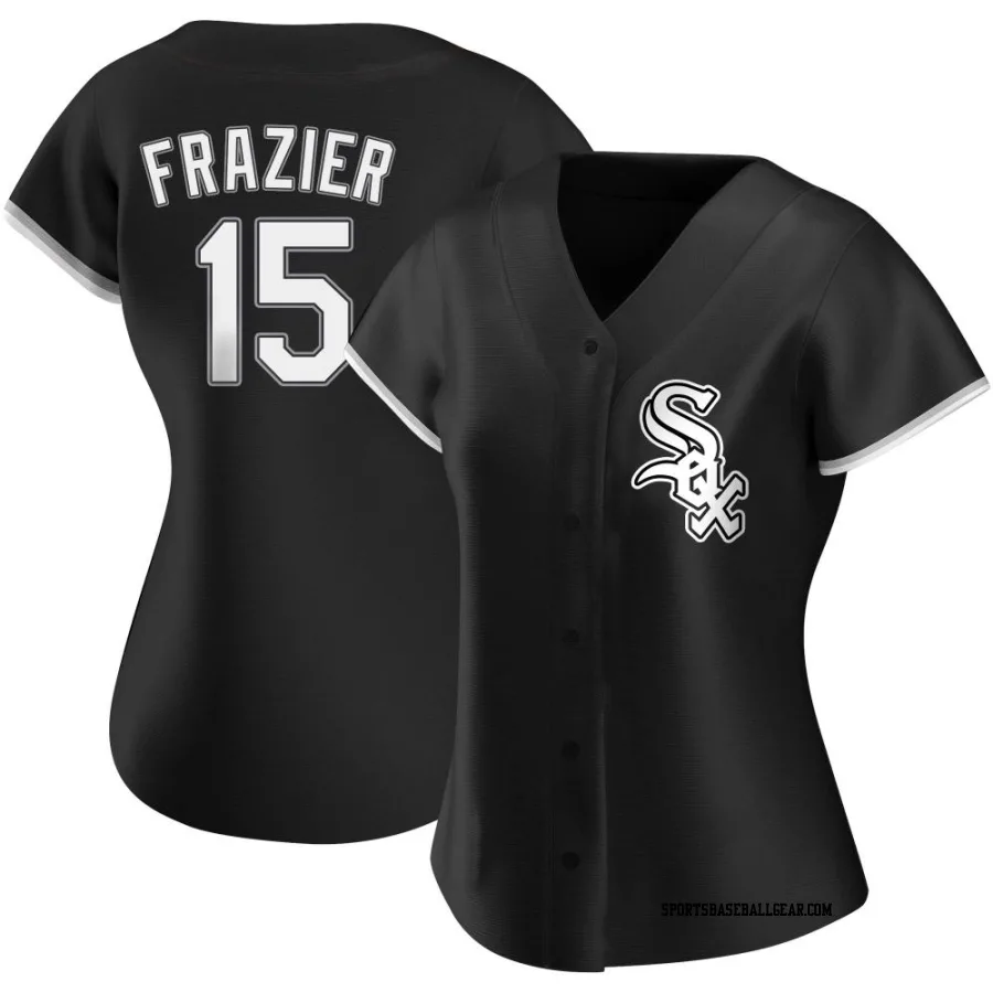 Clint Frazier Women's Chicago White Sox Black Authentic Alternate Jersey