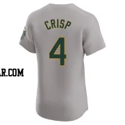 Coco Crisp Men's Oakland Athletics Gray Elite Road Jersey