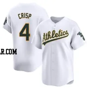 Coco Crisp Men's Oakland Athletics White Limited Home Jersey