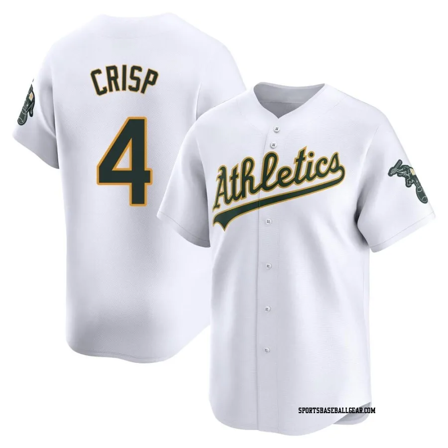 Coco Crisp Men's Oakland Athletics White Limited Home Jersey