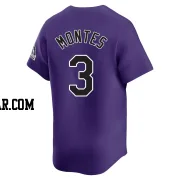 Coco Montes Men's Colorado Rockies Purple Limited Alternate Jersey