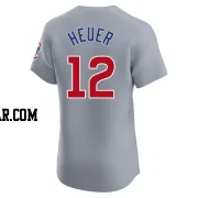 Codi Heuer Men's Chicago Cubs Gray Elite Road Jersey