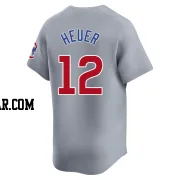 Codi Heuer Men's Chicago Cubs Gray Limited Road Jersey