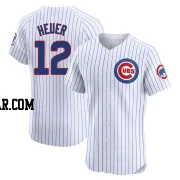 Codi Heuer Men's Chicago Cubs White Elite Home Jersey