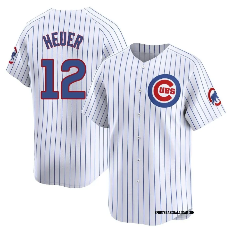 Codi Heuer Youth Chicago Cubs White Limited Home Jersey