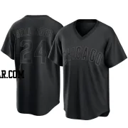 Cody Bellinger Men's Chicago Cubs Black Replica Pitch Fashion Jersey