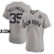 Cody Bellinger Men's New York Yankees Gray Elite Road 2024 World Series Jersey