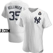 Cody Bellinger Men's New York Yankees White Authentic Home 2024 World Series Jersey