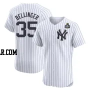 Cody Bellinger Men's New York Yankees White Elite Home 2024 World Series Jersey