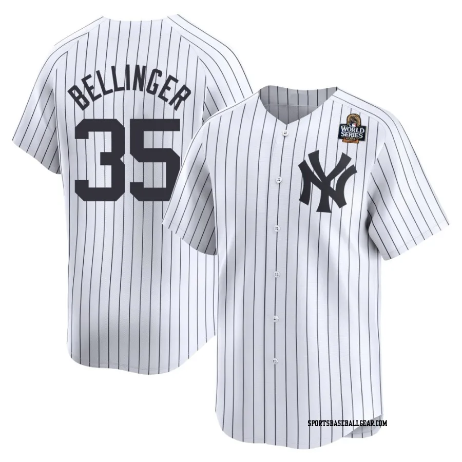 Cody Bellinger Men's New York Yankees White Limited Yankee Home 2024 World Series Jersey