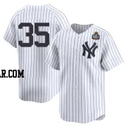 Cody Bellinger Men's New York Yankees White Limited Yankee Home 2nd 2024 World Series Jersey