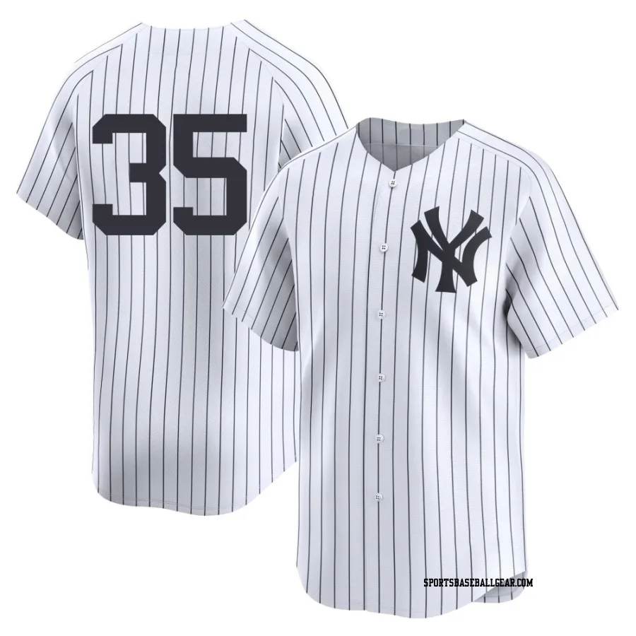 Cody Bellinger Men's New York Yankees White Limited Yankee Home 2nd Jersey